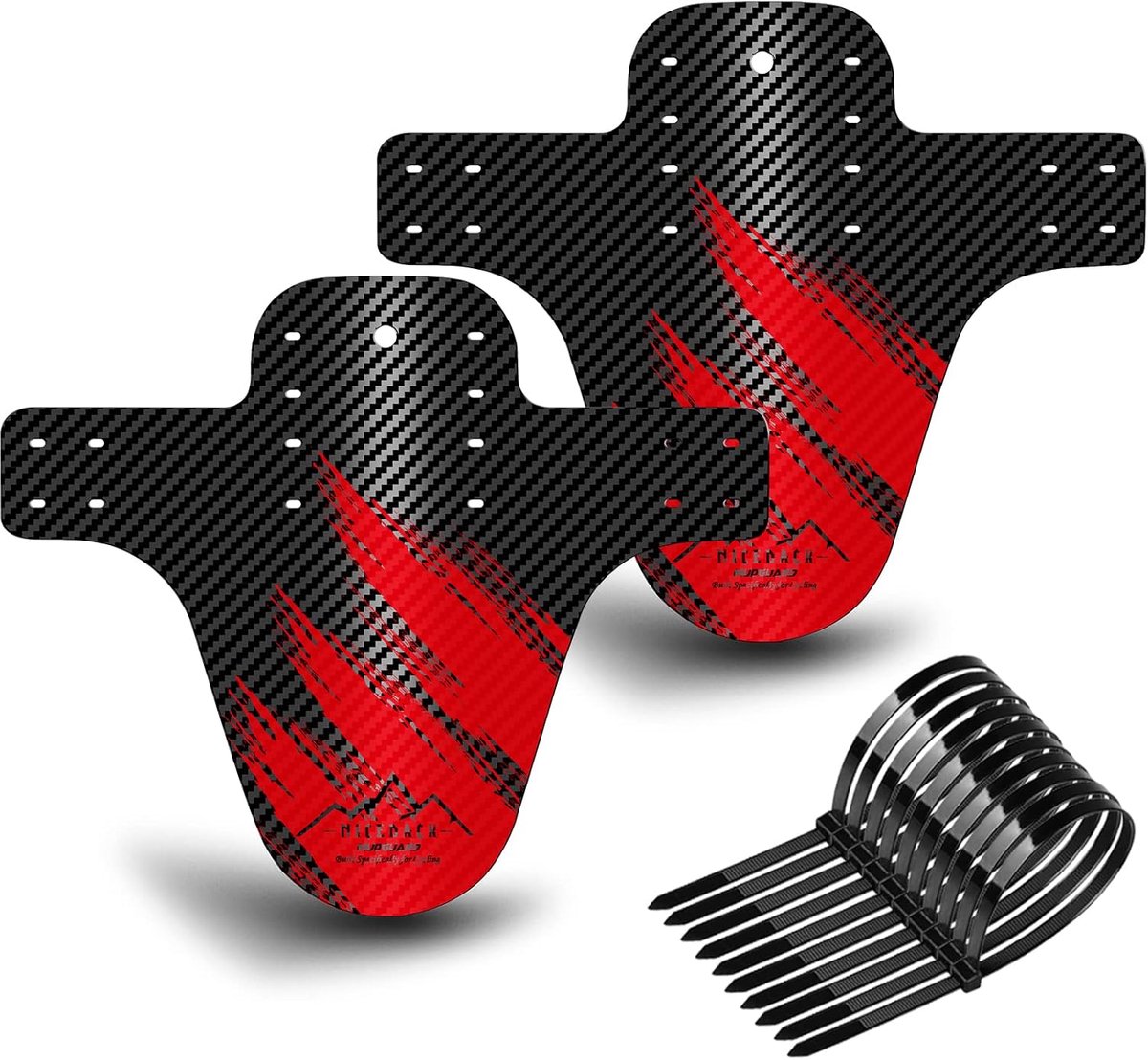 Spatborden voor mountainbike, spatbescherming, mountainbike, voor en achter, compatibel met mountainbike, fietsaccessoires, MTB, Mud Guard Fit 20, 26, 27, 27,5 inch, 29 inch Fat Bike