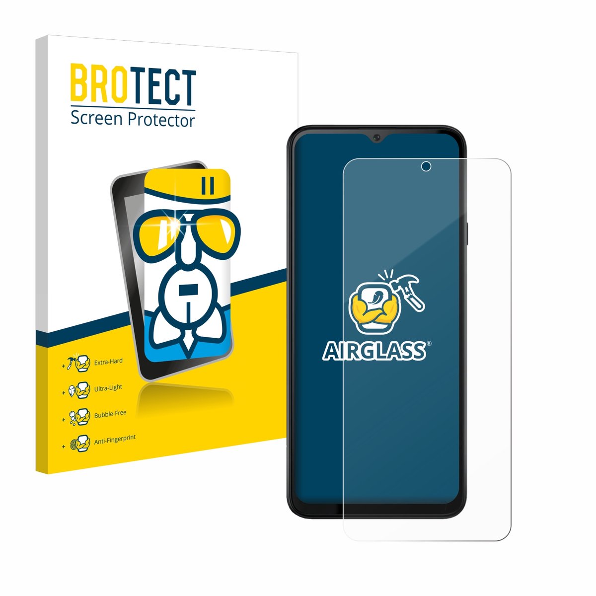 Screenprotector voor Cubot Note 50 Beschermglas transparant