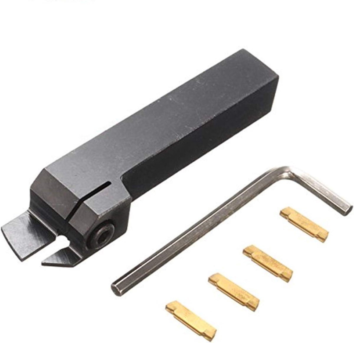 FEVERWORK MGEHR1616-3 Externe Grooving Tool Draaien Tool Houder Voor 3mm Cut Met 4 stks MGMN300 Inserts