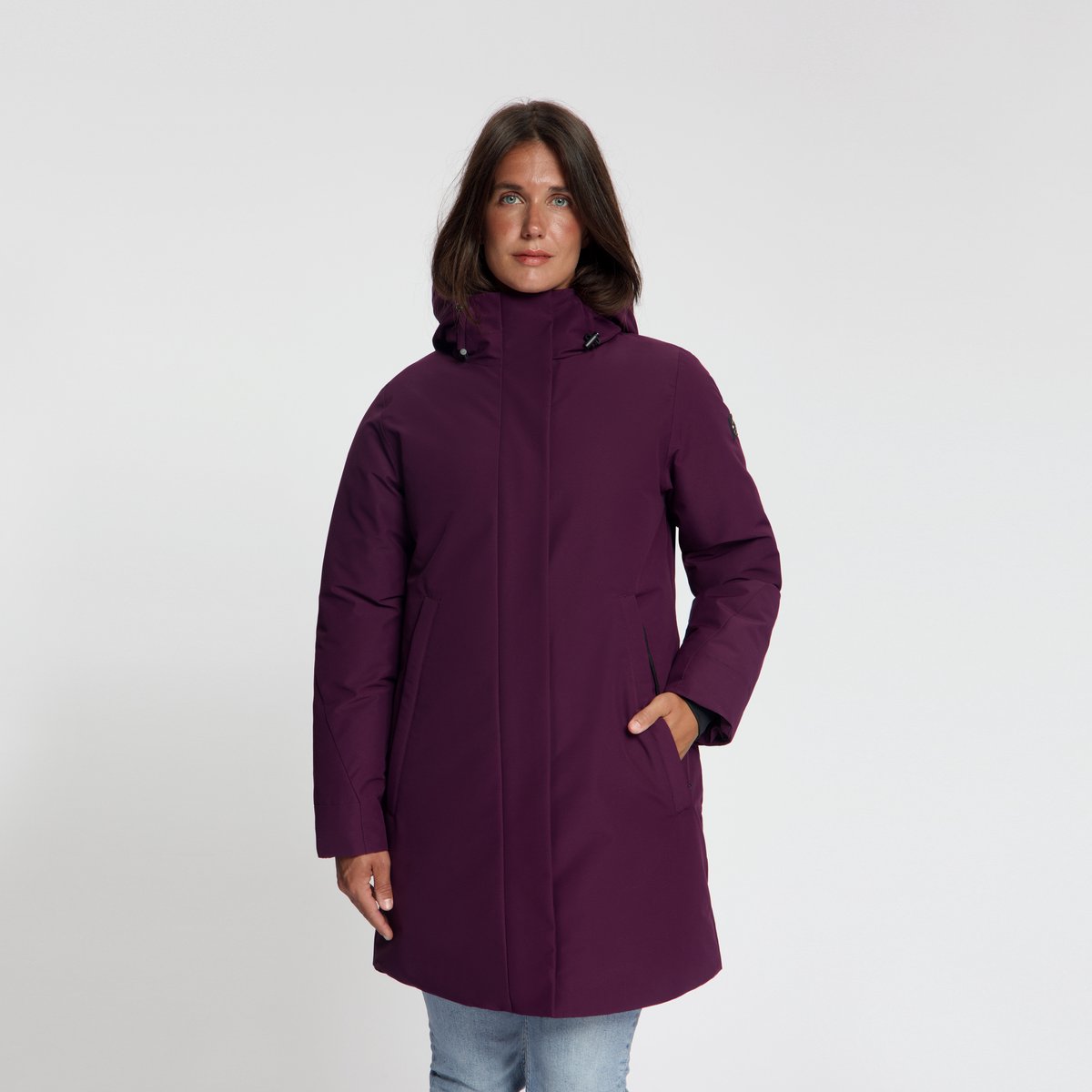 Travelin’ Sissel Dames Hardshell winterjas Waterdicht Paars