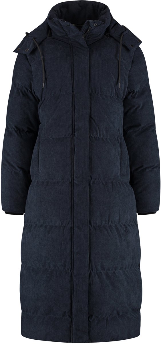 Travelin' Unni Dames - Puffer winterjas - Corduroy - Navy