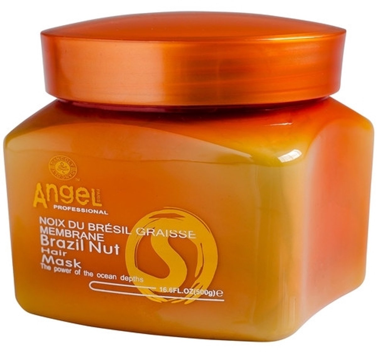 Dancoly Angel Brazilië Noten Haarmasker 500 ml - Professionele Haarmasker - Intensief Voedend - Voor Droog En Beschadigd Haar - Glans En Elasticiteit
