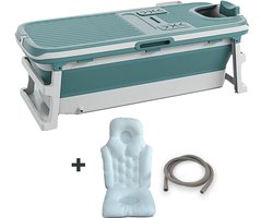 Foresta Opvouwbaar ligbad volwassenen - Inklapbaar bad 150cm- Bath bucket XXL - Donkergrijs