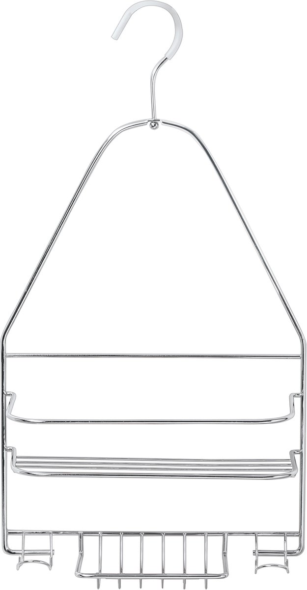 Spirella Mini Badkamer Planchet – Compact Zuignap Planchet Chroom – Opbergplanchet Badkamer 49 × 255 mm