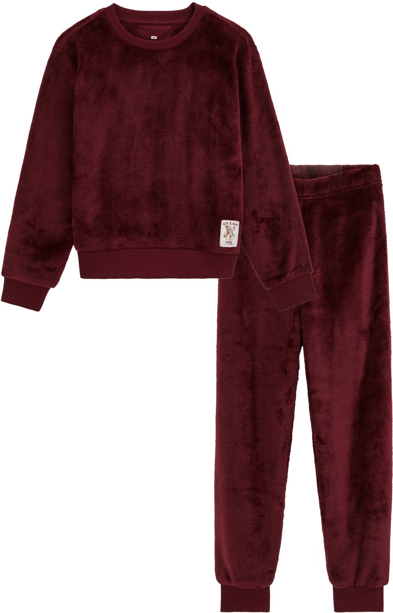 WE Fashion Meisjes fleece pyjama