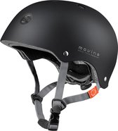 Movino - Element - L - zwart - urban fietshelm met Dial-Fit systeem - ABS/EPS - 11 Ventilatiegaten - Fiets Skeelers Step