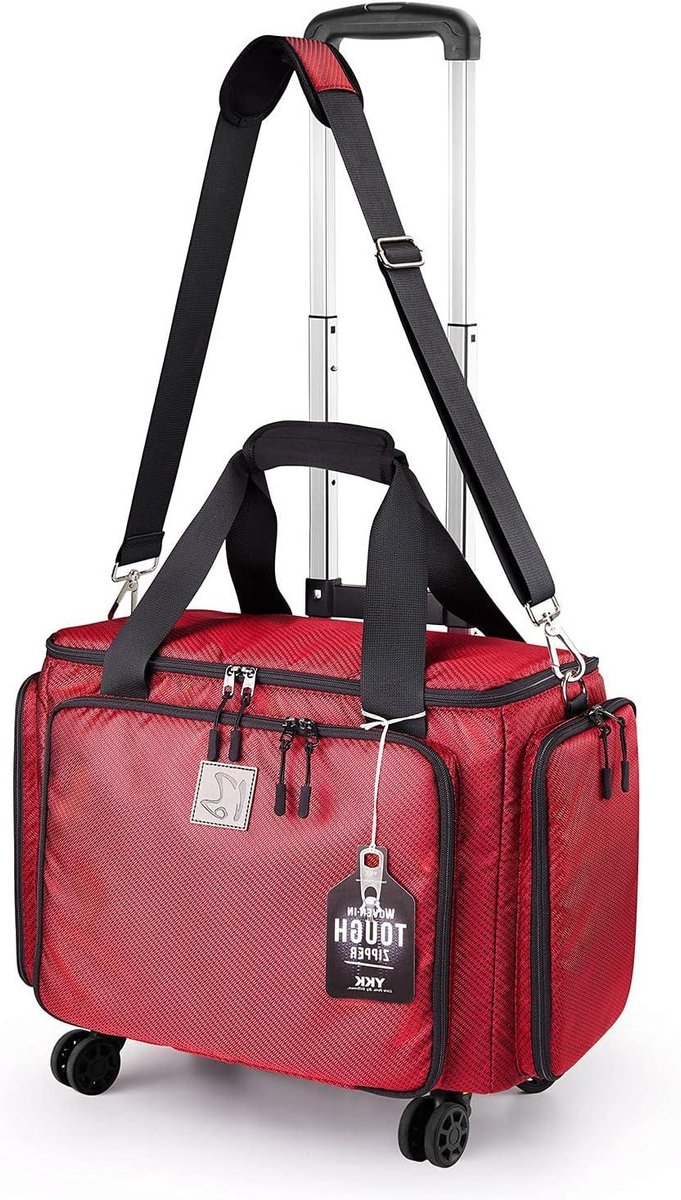 Naaimachine Tas - Draagtas Wielen - Naai Spullen Vervoeren - Universele Wielen - 175 Liter - Rood