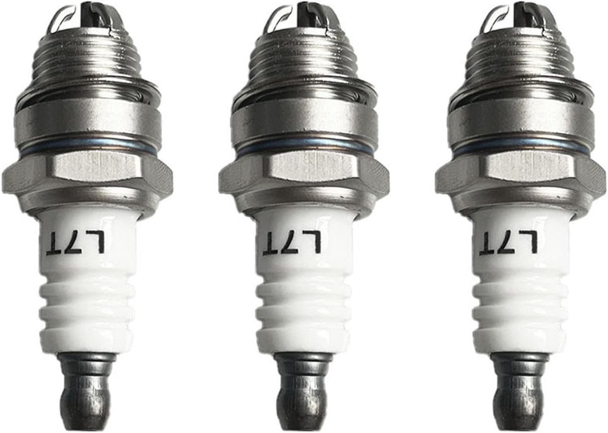3-Pack Vervangende Bougies voor 36cc-52cc 2-Takt Motoren - Geschikt voor Kettingzaag, Trimmer en Bladblazer