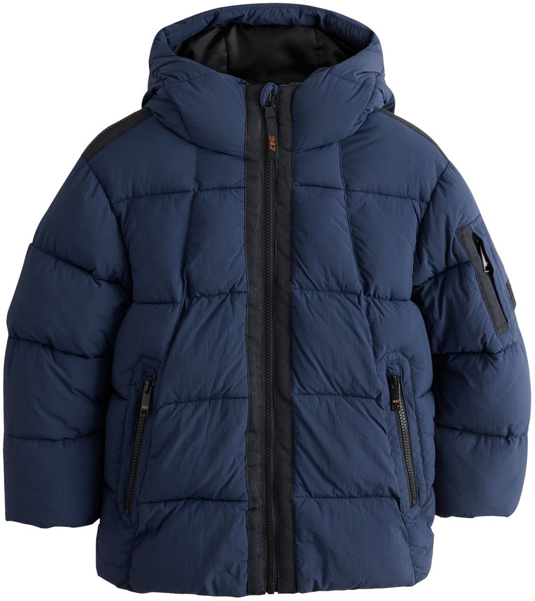 Next - Jongens - Utilityjas met wattering - Blauw