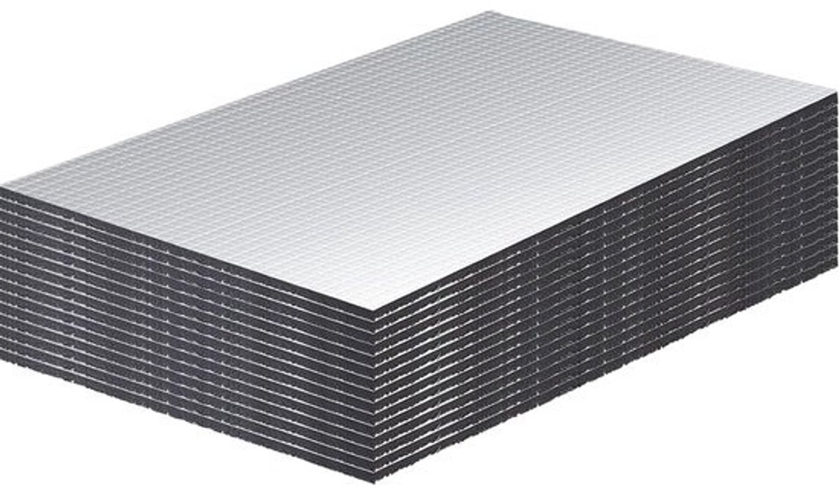 15x Zelfklevende Geluidsisolatie Matten voor Auto - 5mm Dikte - Geluidsdemping & Warmte Isolatie