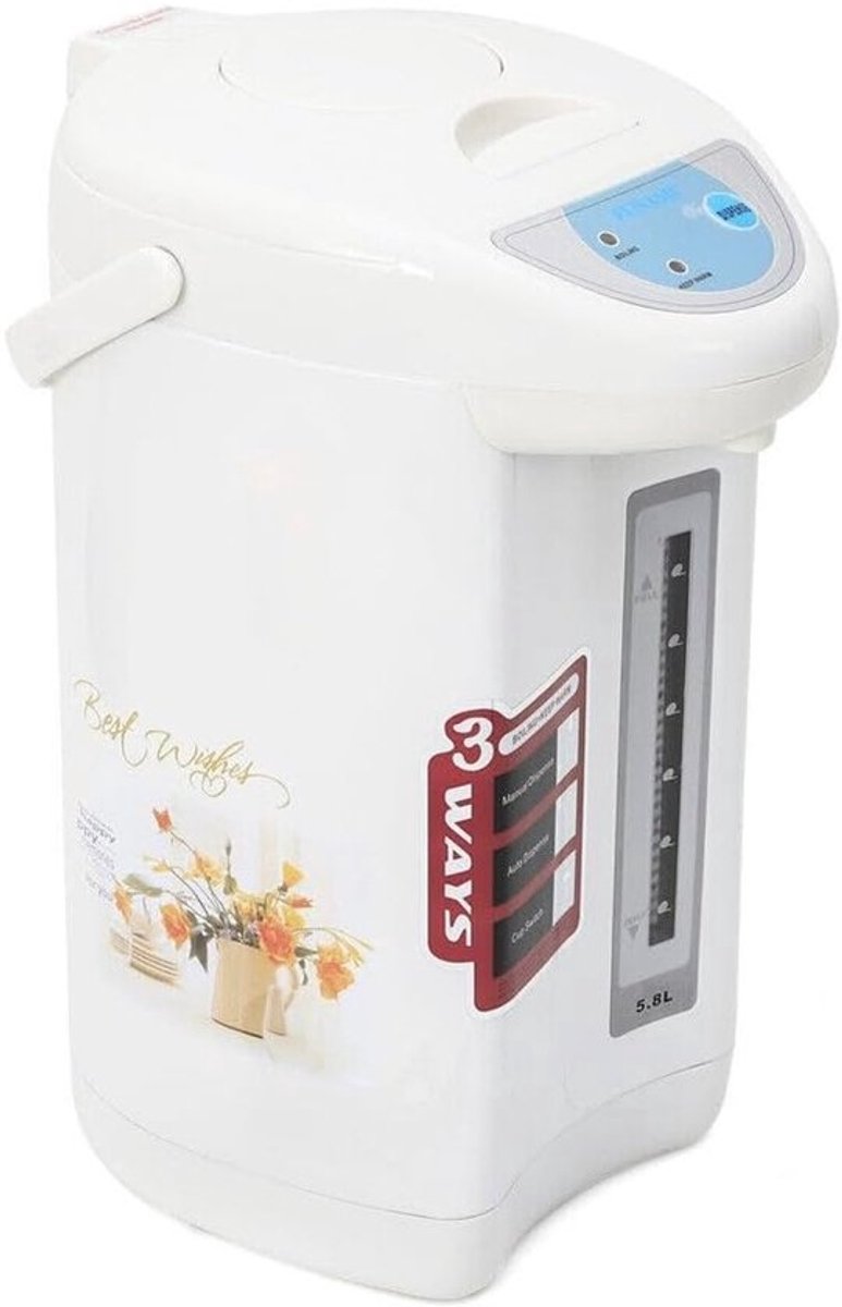 Warmwaterdispenser - Thermoskan Dispenser - Thuis Kantoor - Roestvrij Staal - 58 Liter - Wit