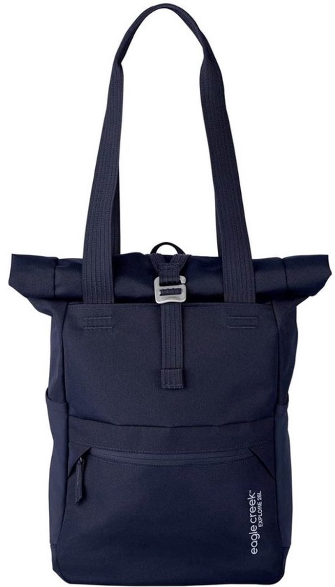 Draagbare Tote Tas 26L Blauw met Laptopvak en Trolleyhouder