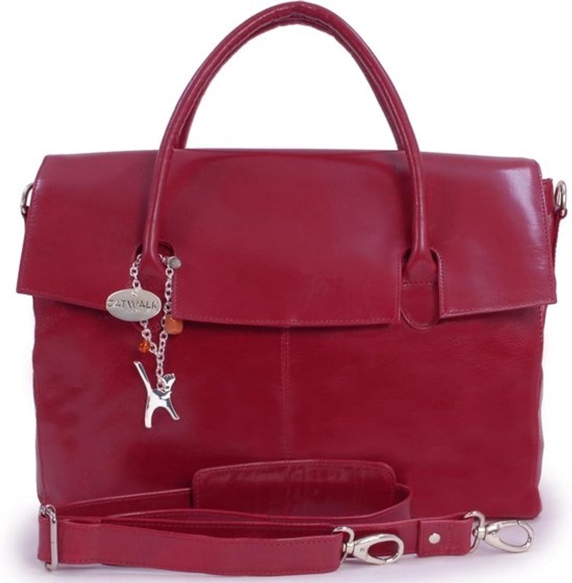 Extra Grote Leren Aktetas Schoudertas Croco Tas Werk Laptop Bag A4