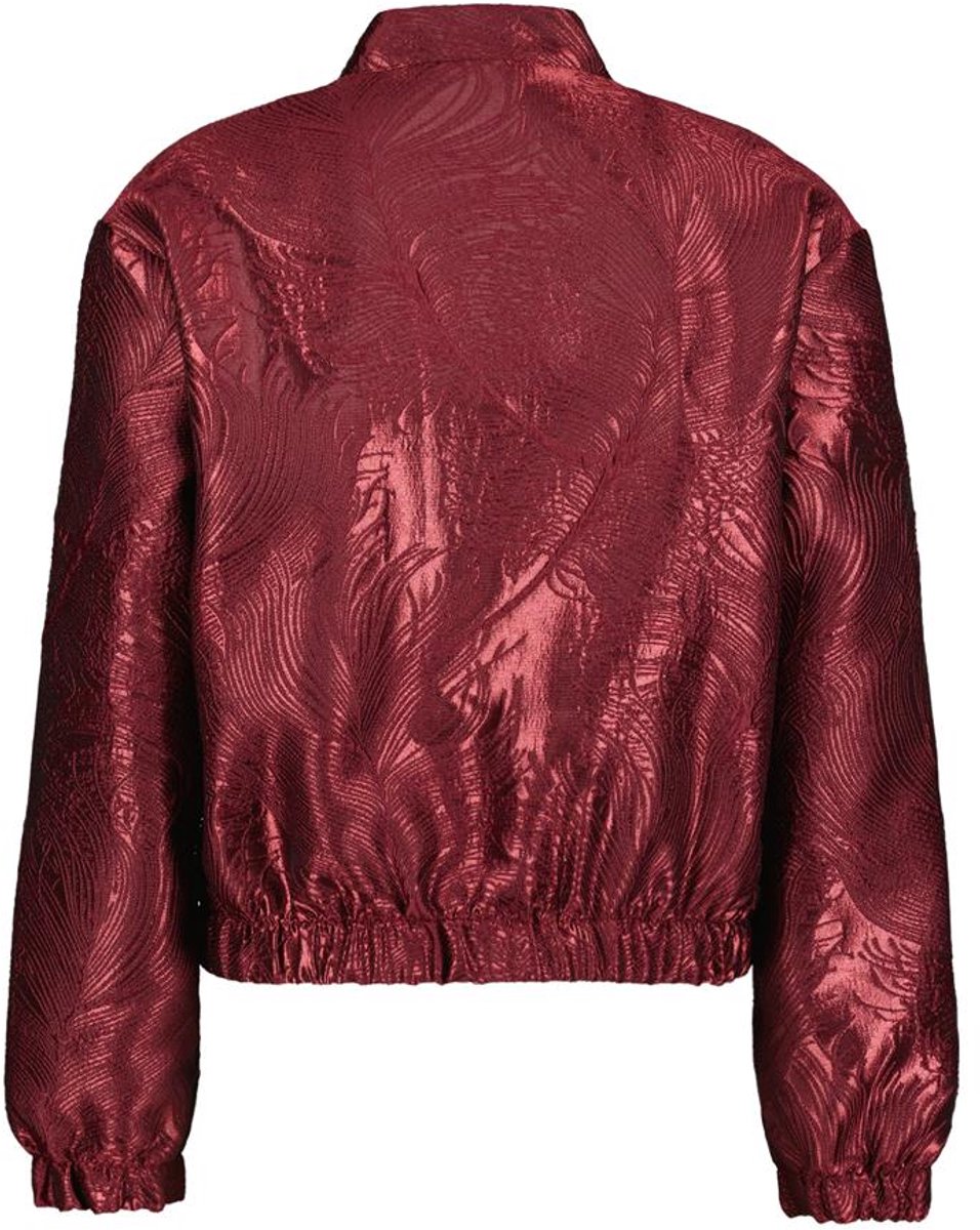 DIDI Dames Bomber Lora Wine Feather jacquard maat 36