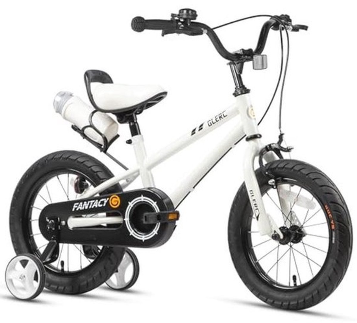 Kinderfiets van 2 tot 14 jaar met koplampen en kickstand - veelzijdige kleuren