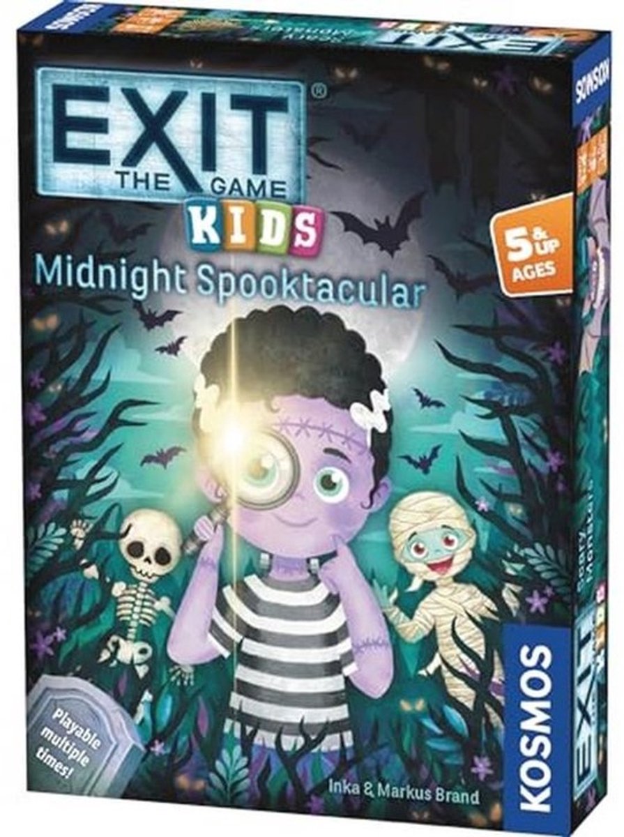 Puzzelspel voor Kinderen - Midnight Spooktacular, Coöperatieve Mysterie, 1-4 Spelers