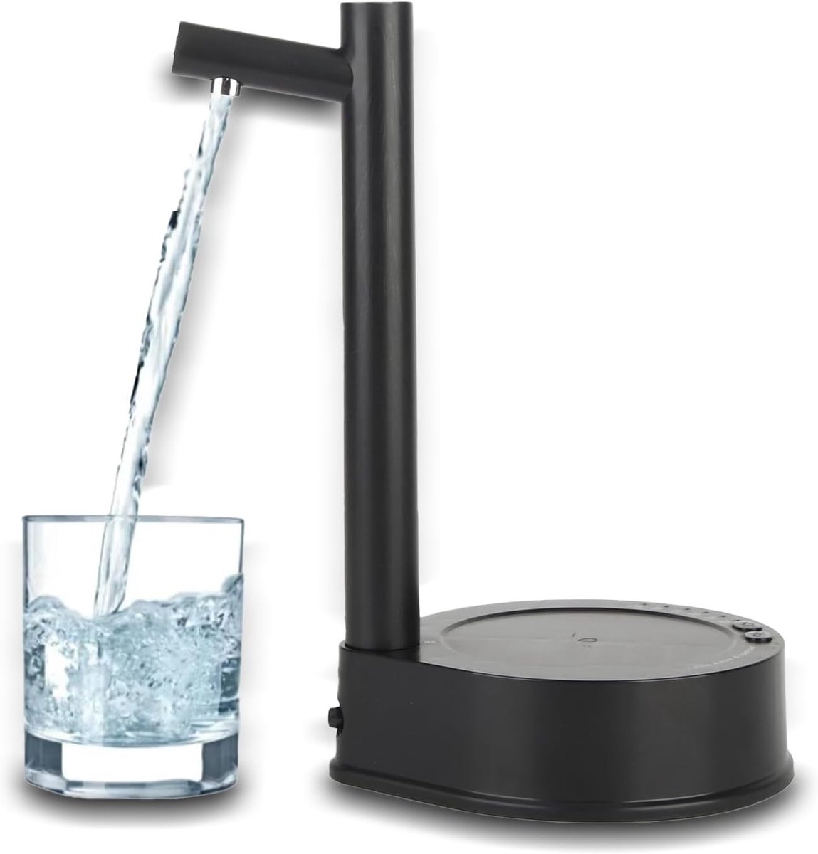 Waterdispenser voor op het bureau, 6 niveaus van waterafgifte, draagbare waterpomp met Type-C opladen voor thuis, kantoor en camping