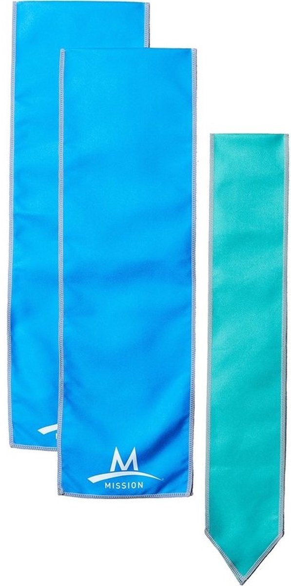 Koelset - Sport Accessoires - Intensief Trainen - Directe Koelingstechnologie - One Size - Blauw Aqua