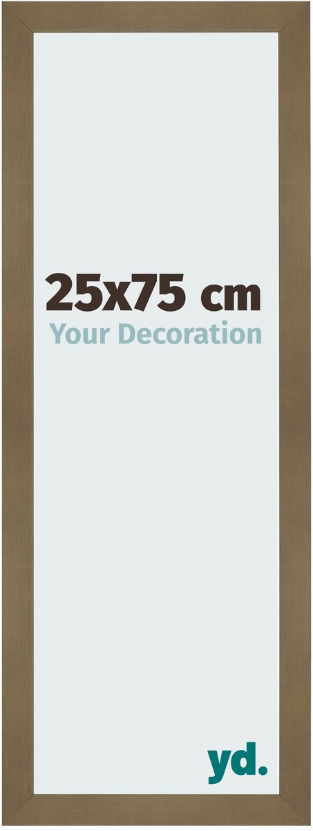 Your Decoration - Fotolijst 25x75 cm - MDF - Brons Decor - Bologna