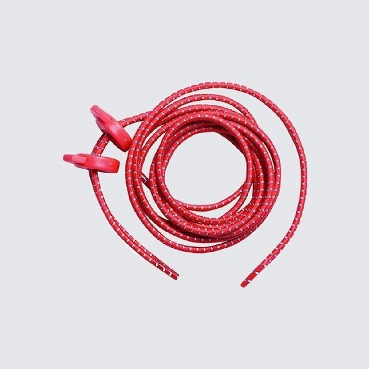 Elastische Veters - Schoenveters - Snelle Overgangen - Reflecterend Weefsel - One Size - Rood