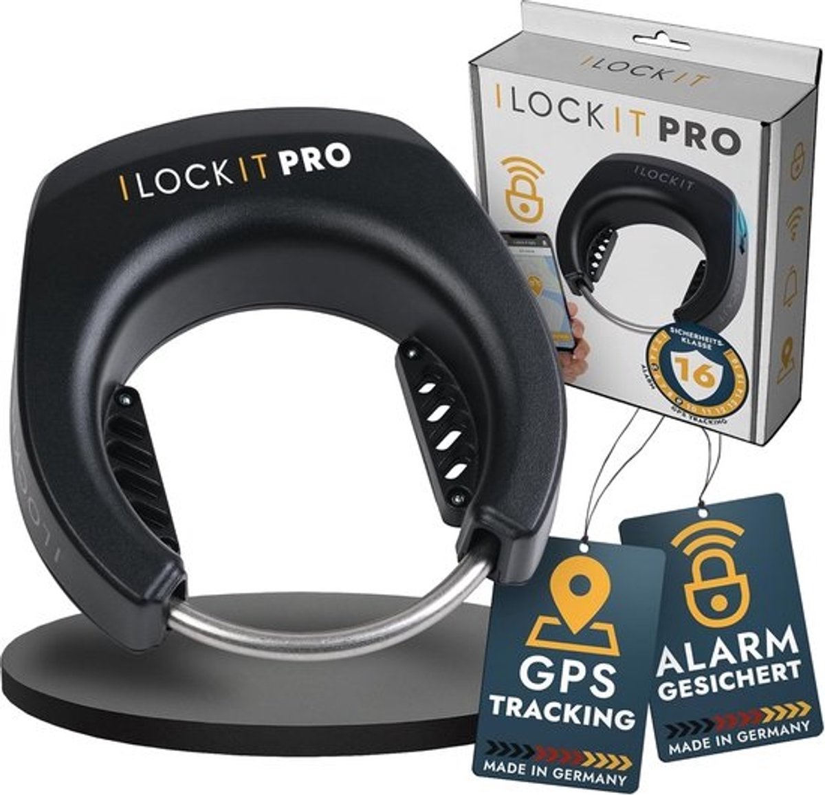 Pro Frameslot voor fiets met GPS Live Tracking en Alarmsysteem