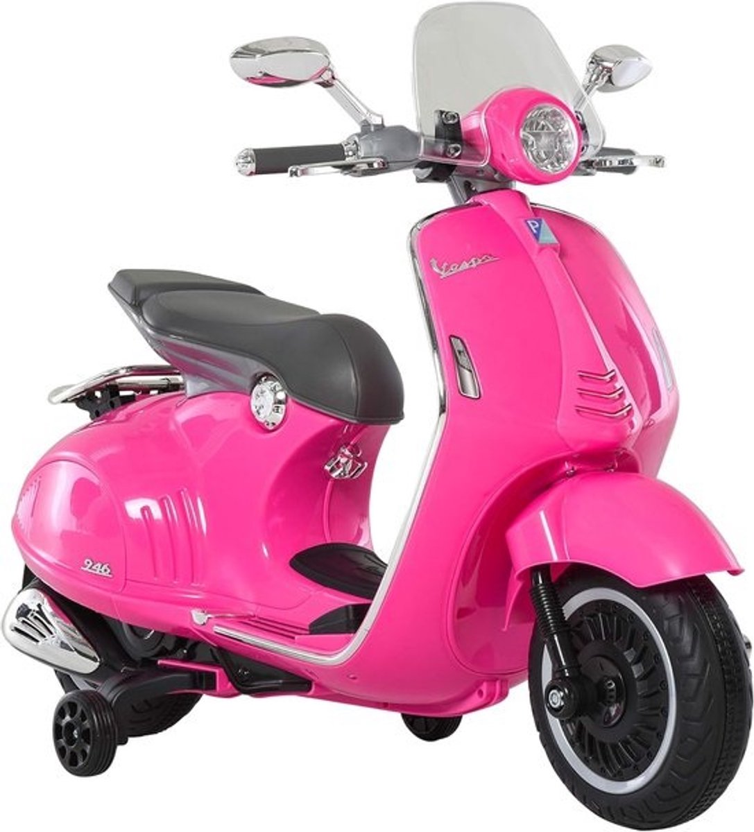 Elektrische Kindermotorfiets met MP3 en Lichten voor Kinderen van 3 tot 6 Jaar - Roze