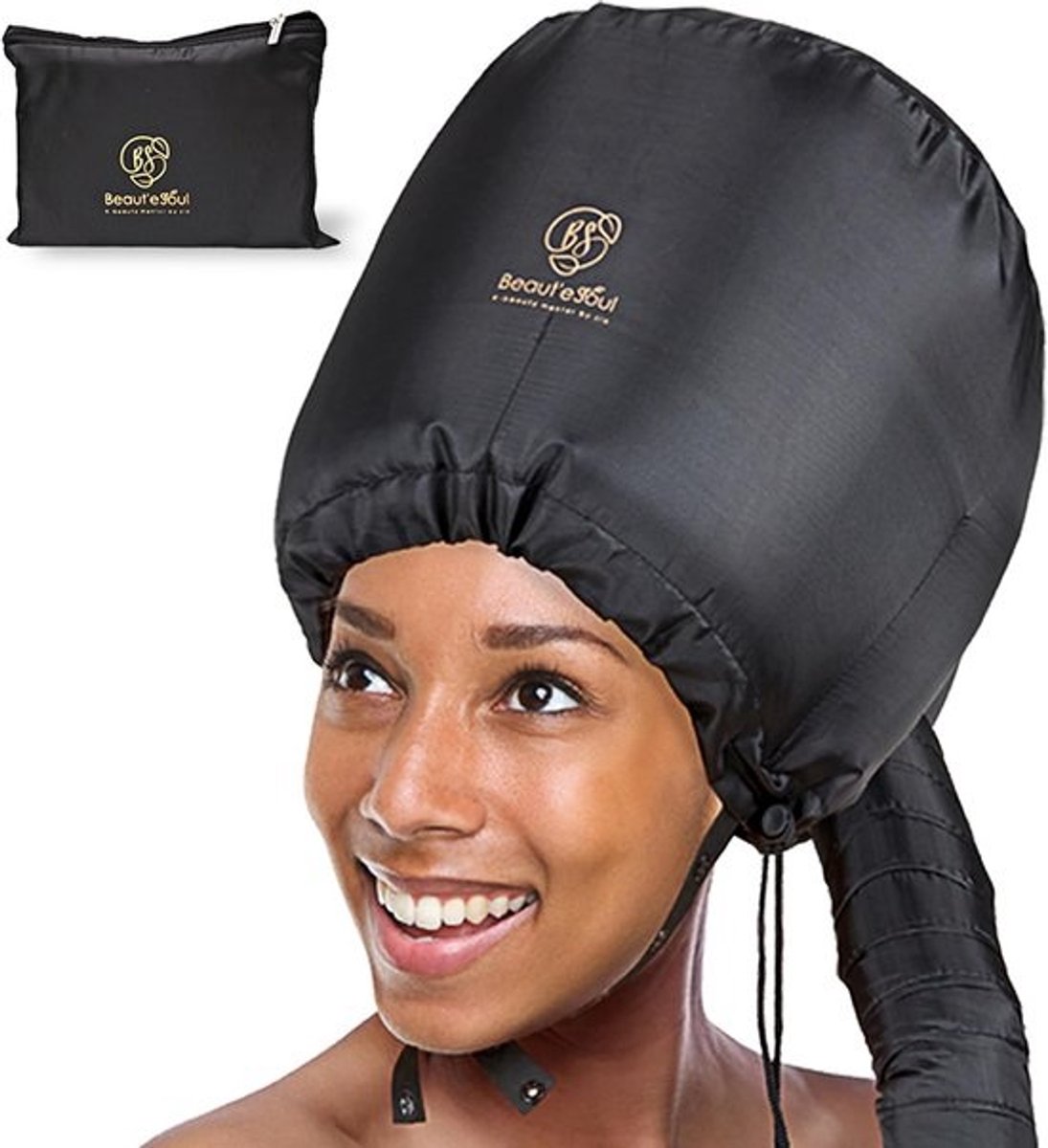 Haardroger Kap voor Krullend & Gestructureerd Haar - Natuurlijke Styling en Diepteconditionering