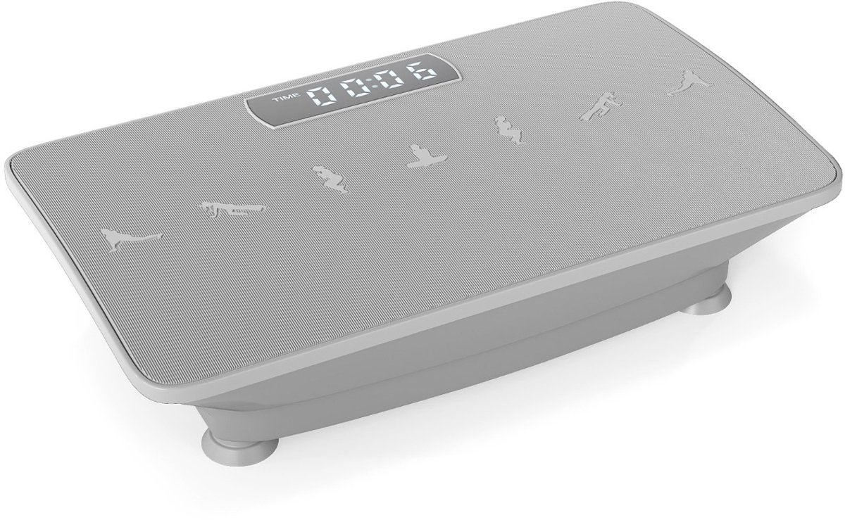 SureDeal® - Cardio fitne - Trilplaat - Bluetooth - Afstandsbediening Triltrainer - Zwaartekrachtsensor - Afstandsbediening - 55x32x12 cm - Grijs