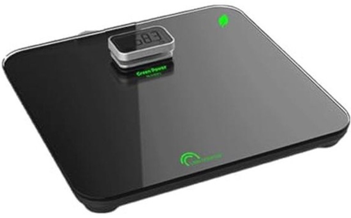 Kinetic Premium Personenweegschaal - Milieu-vriendelijke Weegschaal zonder Batterij - Tot 180 kg / 100 g