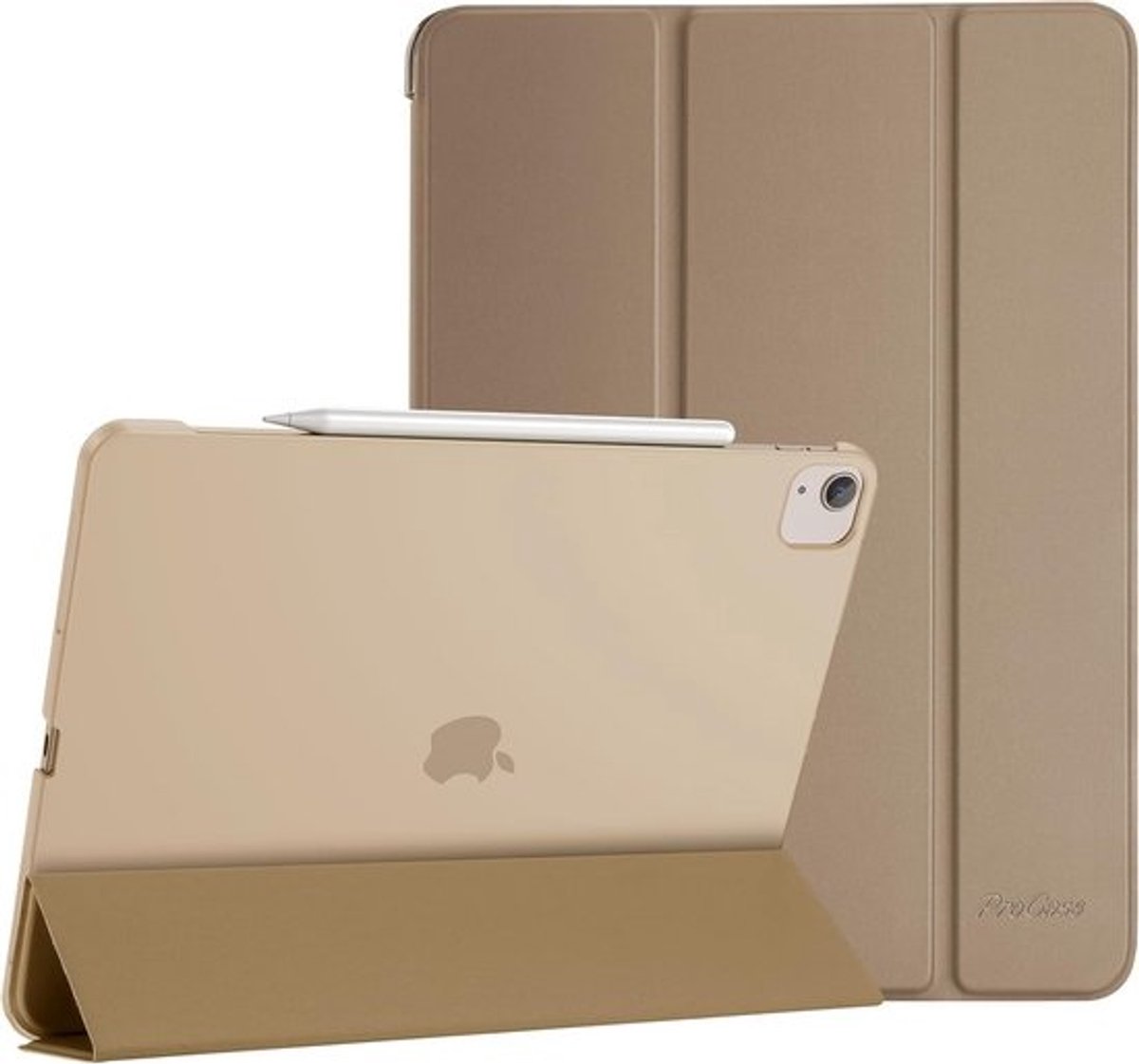 ProCase Hoes voor iPad Air 13 inch M2 2024/iPad Pro 12,9 inch (6/5/4/3 Gen) drievoudige beschermhoes, dunne lichte Smart Case Cover voor 13" iPad Air (M2) 2024/iPad Pro 12,9 2022/2021/2020/2018,