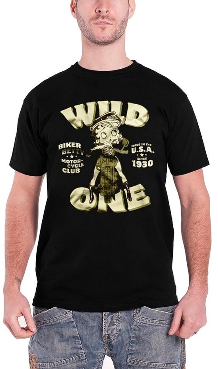 T-shirt voor volwassenen met uniek ontwerp - Zwart