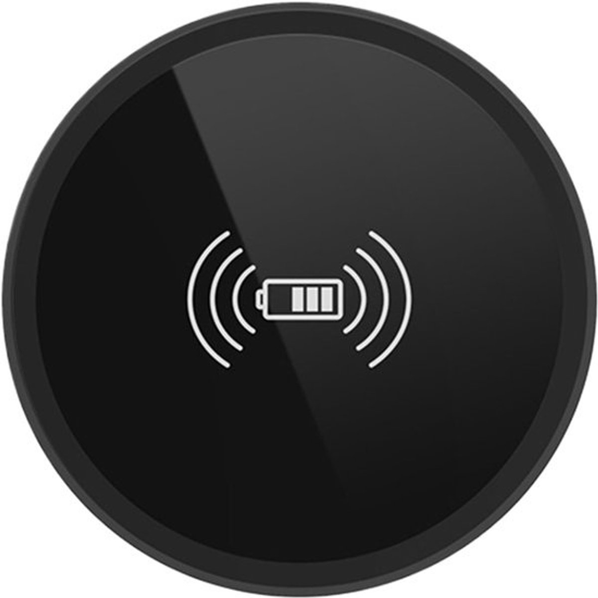 Draadloze Oplader - Onderbouw Oplader - Meubels Opladen - Onder het Oppervlak - 15W Snel - Zwart