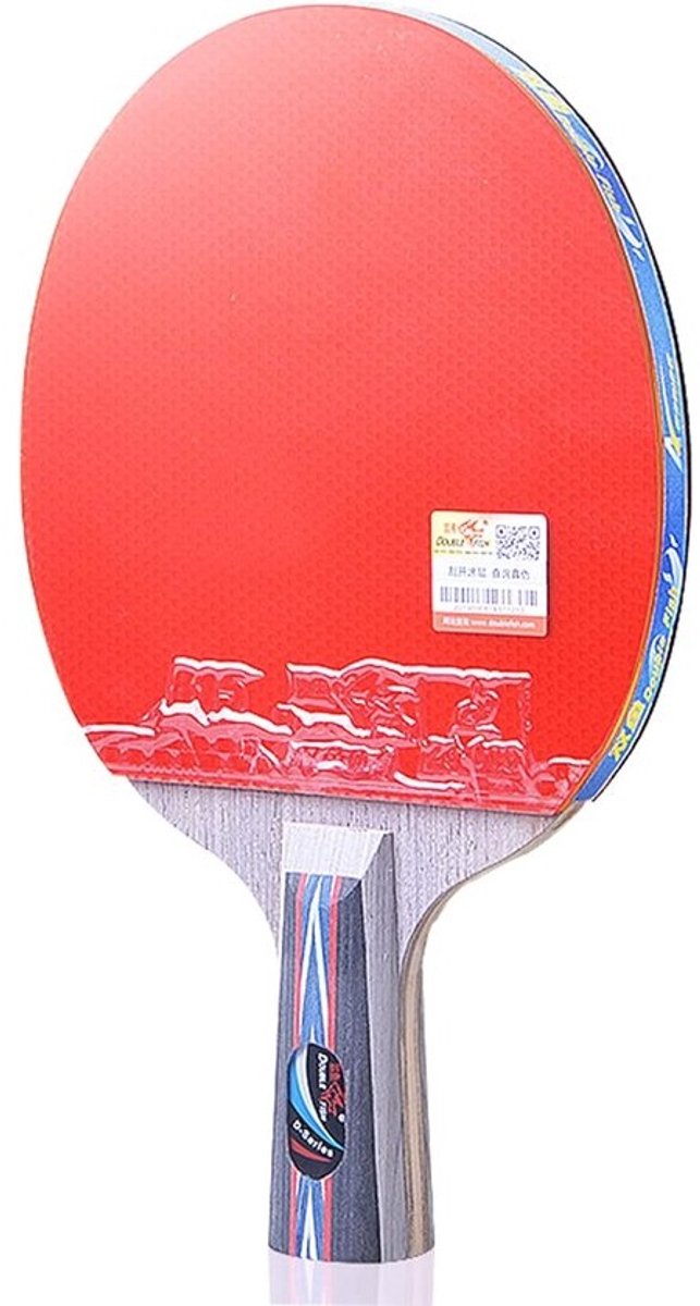 Tafeltennisbatje - Pingpong racket - Aanvallend spel - 5 lagen puur hout - 7mm dik