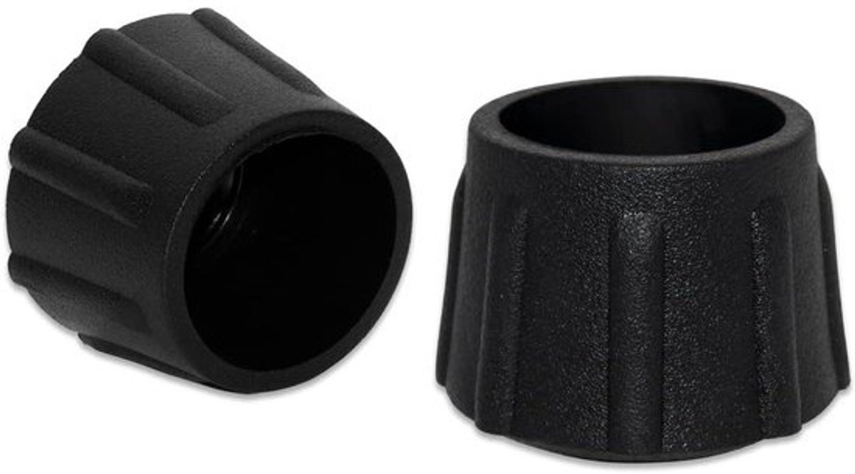 Rubberen stoelpootdoppen - Meubelbeschermers vloer - Vloeren beschermen - Zonder lijm - 35 mm - Zwart