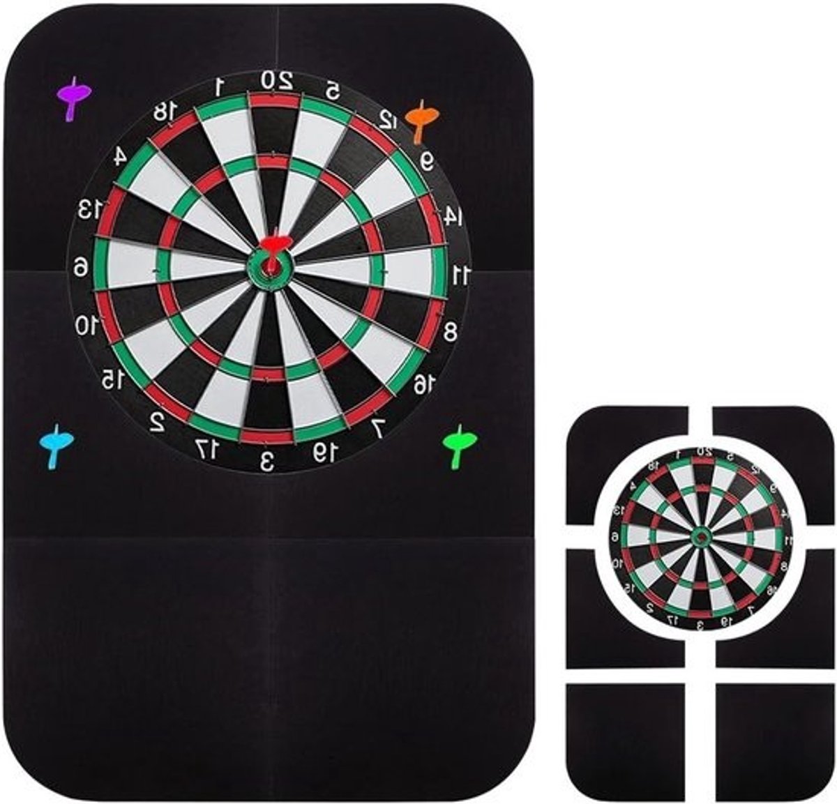 Dartbord Wandpaneel Bescherming - Zelfklevende Achtergrond voor Dartborden (60x90 cm)