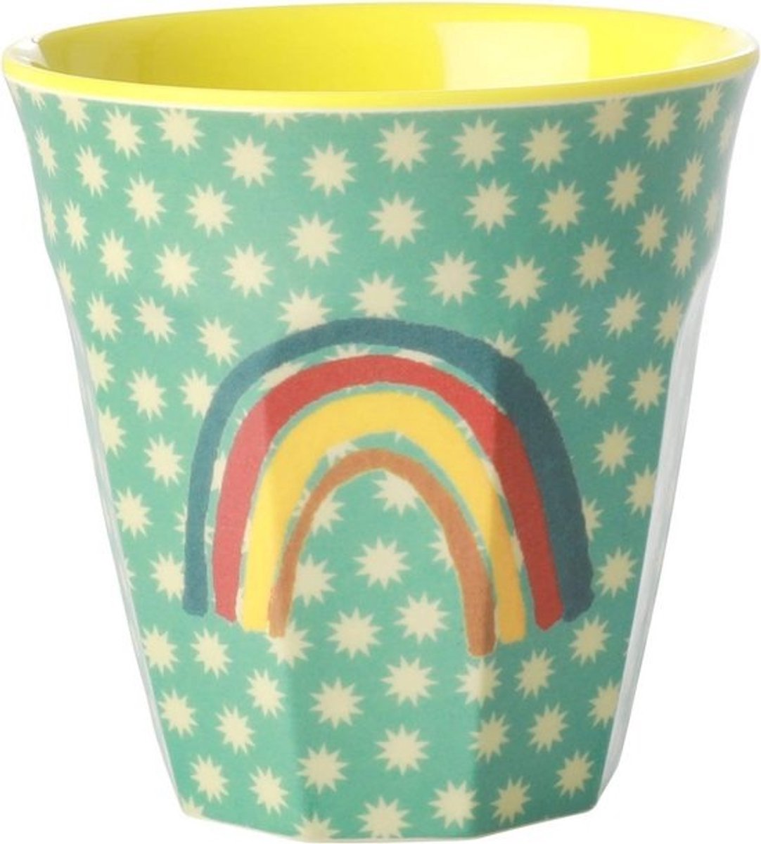 Melamine Rijstbeker met Regenboogprint - Medium Formaat