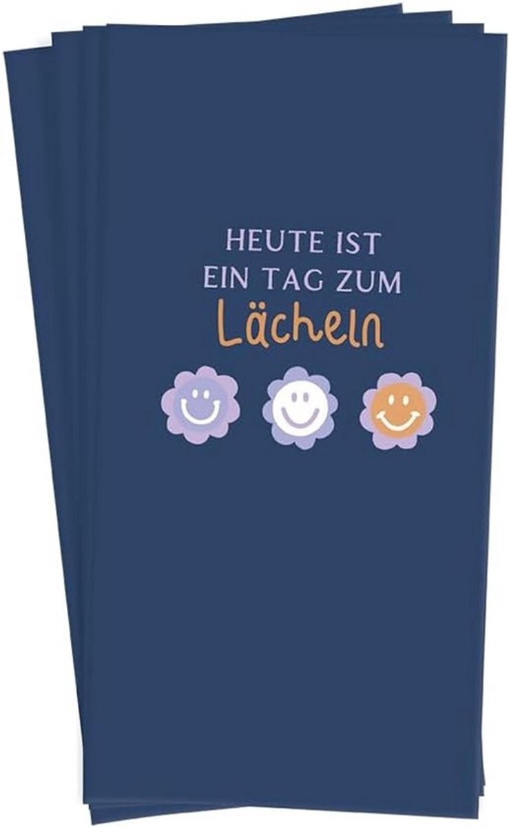 Zakdoeken met Tekst - Papieren zakdoekjes - Cadeau geven - Hoogwaardig bedrukt - 10 stuks - Wit
