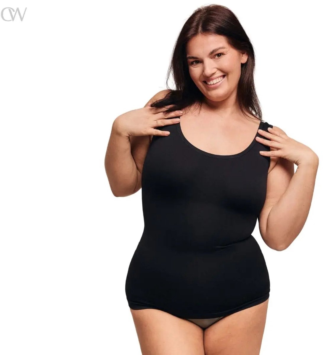 Fine Shaping Tank Top | Zwart
