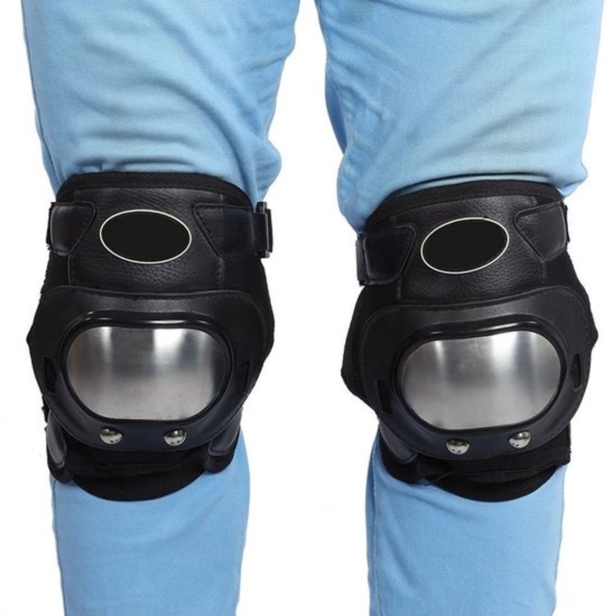 Set van 2 Kniebeschermers voor Motor, Cross & Fiets - Stevige Bescherming voor Volwassenen
