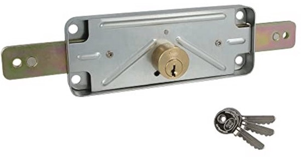 Verzinkt Stalen Slot 642 - Veiligheid voor Thuis en Tuin
