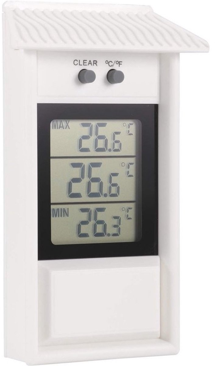 Waterproof Digital Greenhouse Thermometer with Max/Min Function -20 to 50°C