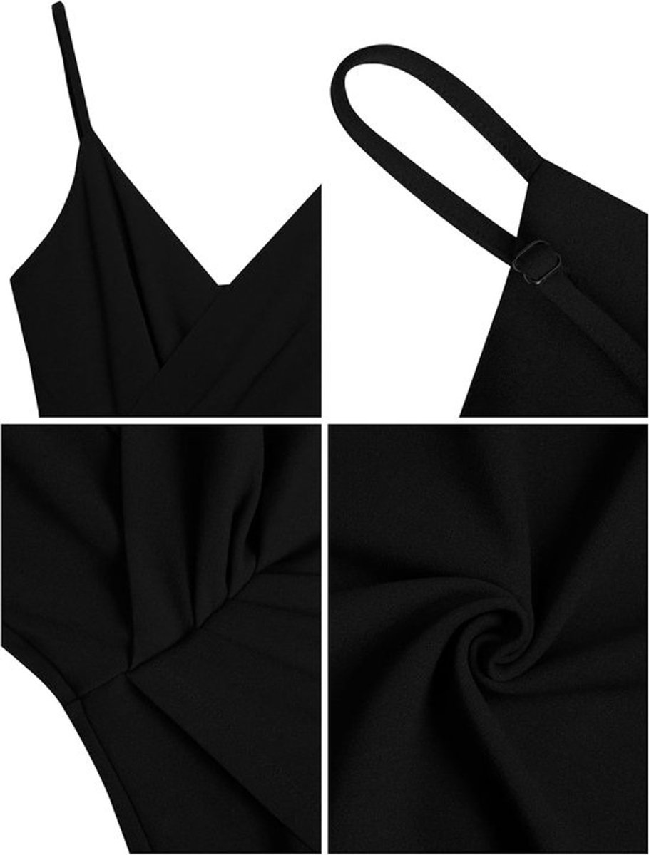 Elegante midi wikkeljurk voor dames - feestjurk, zomerjurk en avondjurk