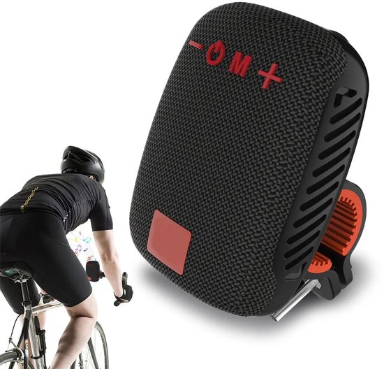 Bluetooth-luidspreker voor fietsen, draagbare waterdichte draadloze luidspreker, geschikt voor fietstochten, plug-in radio (zwart) — afbeelding 2