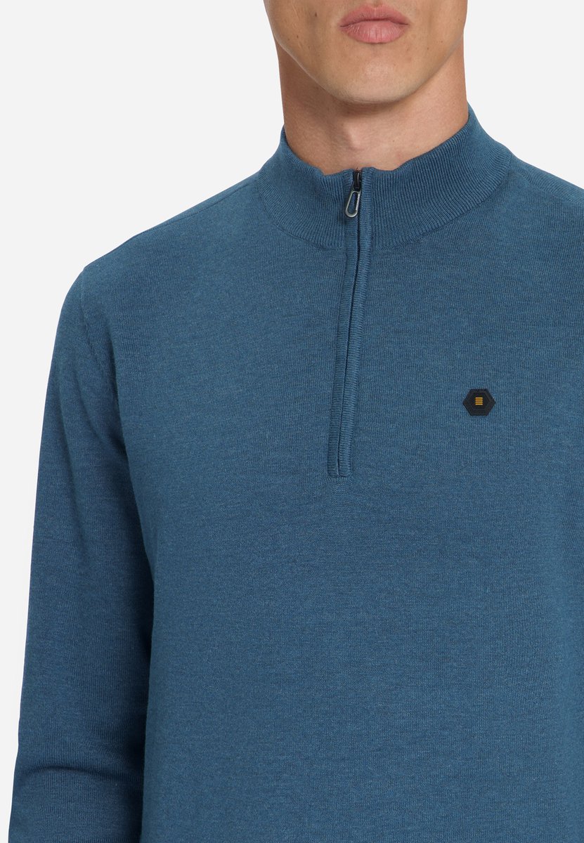 Melange Half-Zip Trui