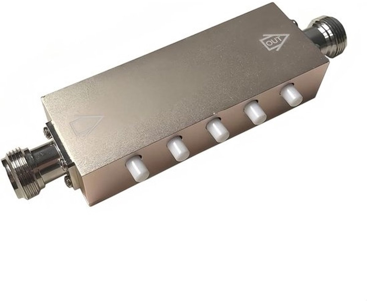 RF Drukknop Demper - Signaal Verzwakker - Vermogen Regelen - 90dB Stap Instelbaar - 14.5 x 3 x 2 cm