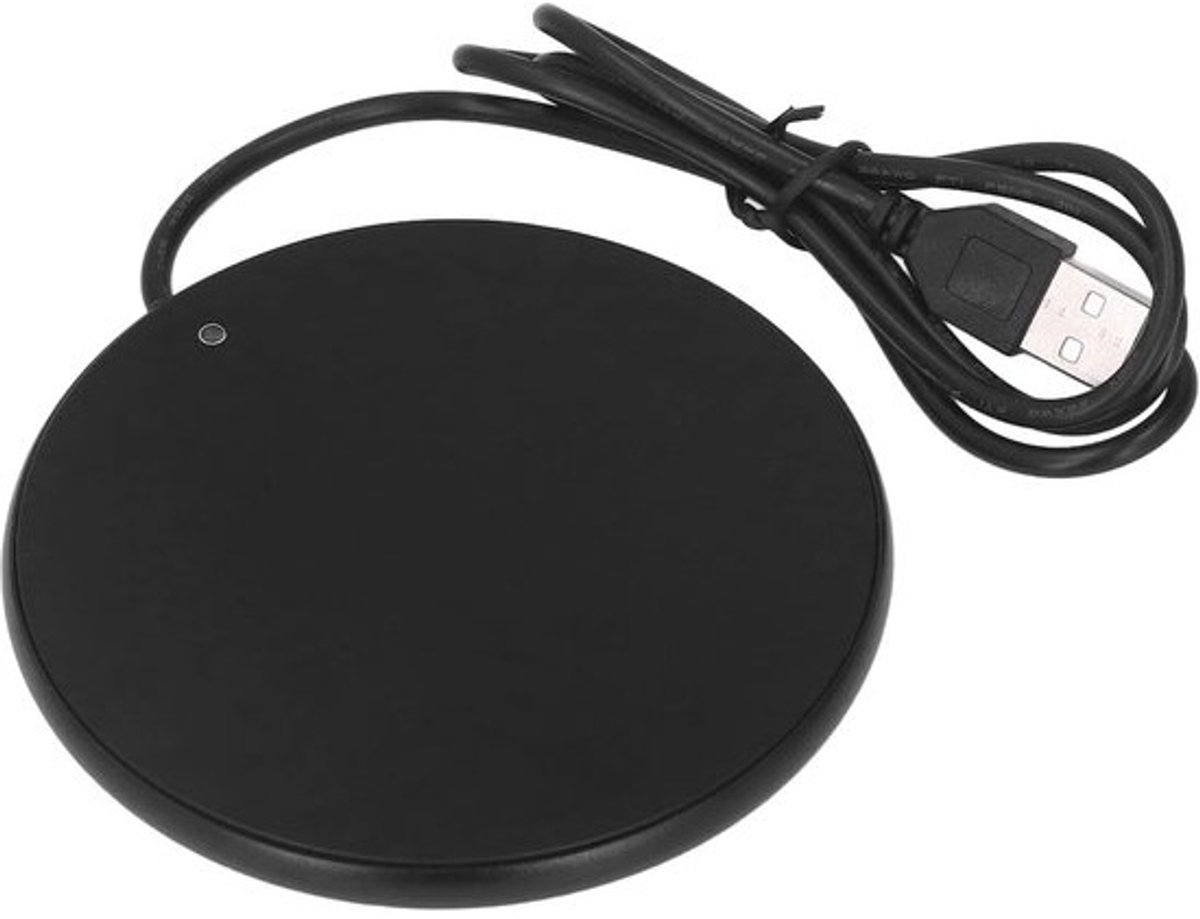 Koffiemok Verwarmer - USB Warmer - Warme Drankjes - Constante Temperatuur - 10.3 cm Diameter - Zwart