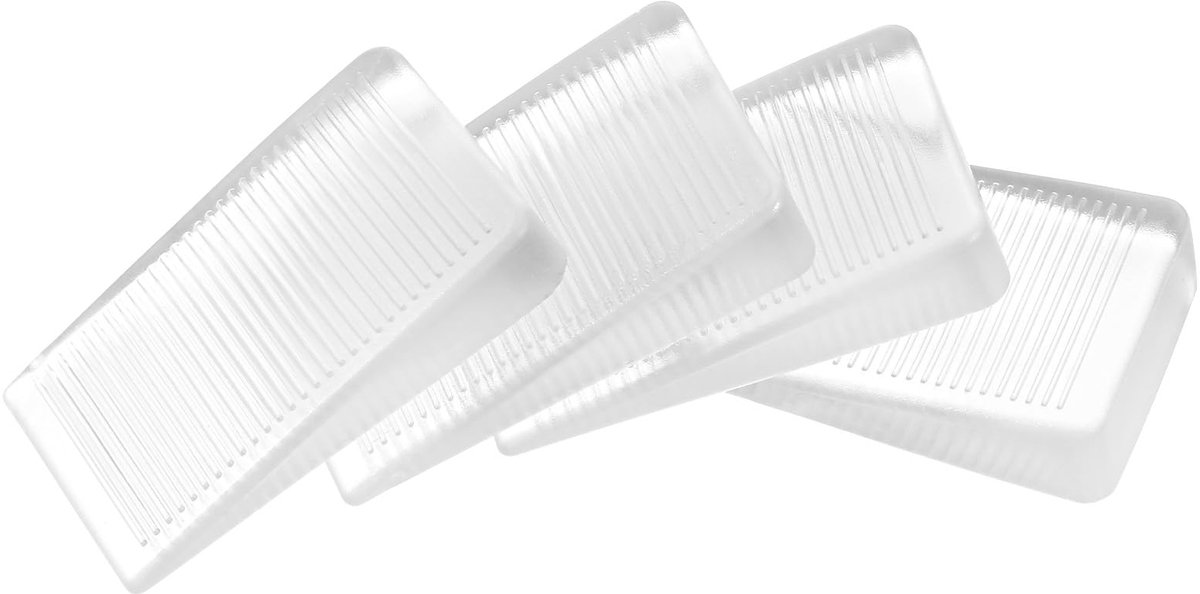4 Stuks Antislip Rubber Deurstopper - Voor deuren en ramen - Transparant