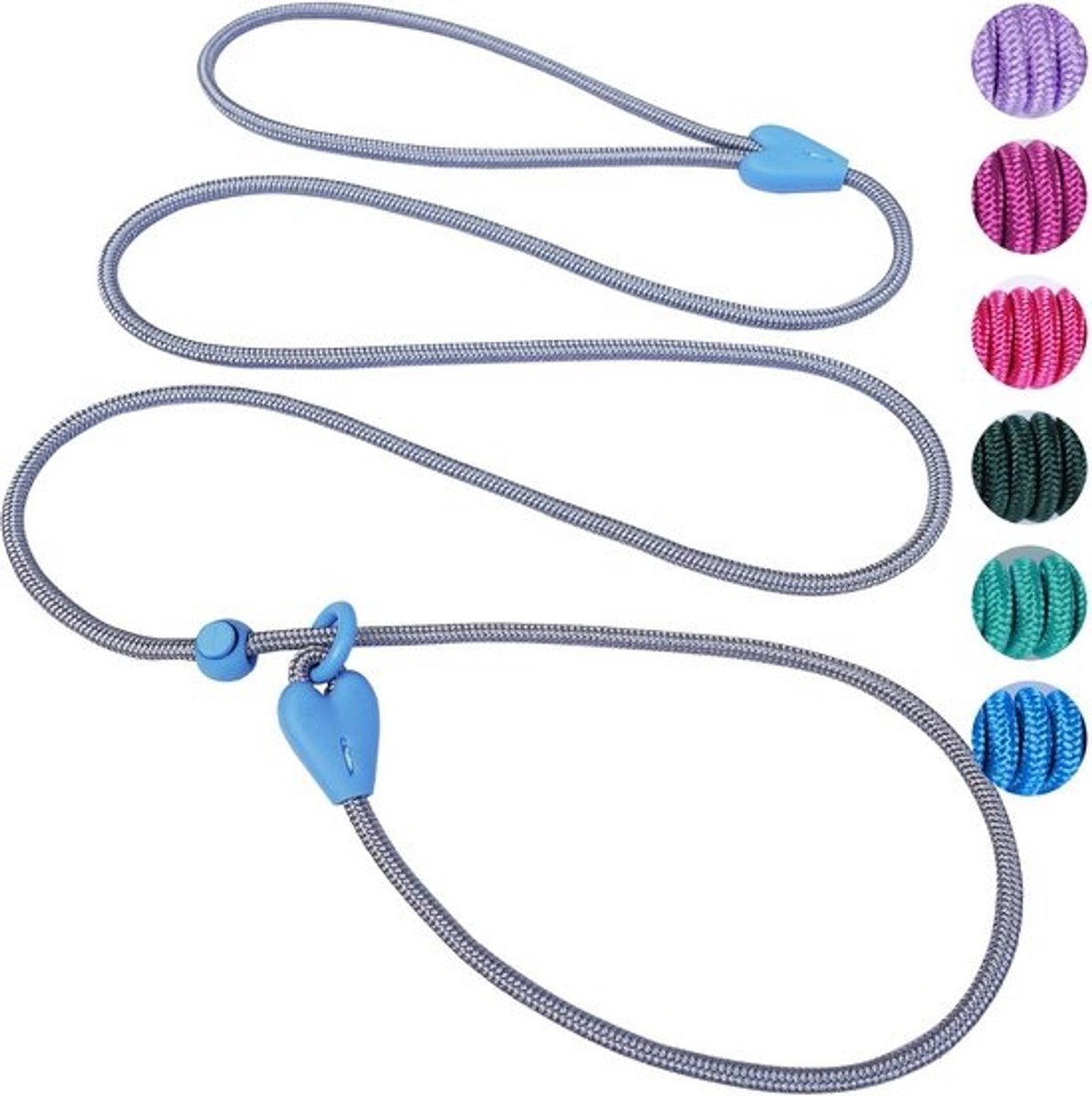 Slip leash hondenriem 6 ft - nylon anti trek riem voor middelgrote honden en training