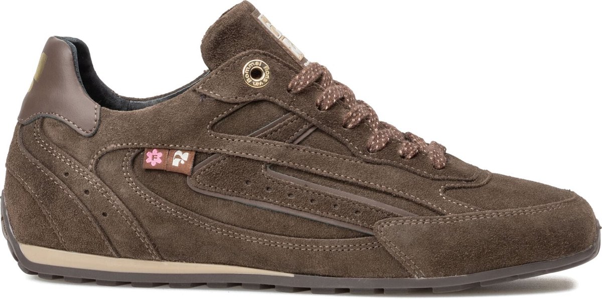 Floris Van Bommel Sfw-10150 Illvi Sneakers - Suède - Dames - Taupe - Maat 43