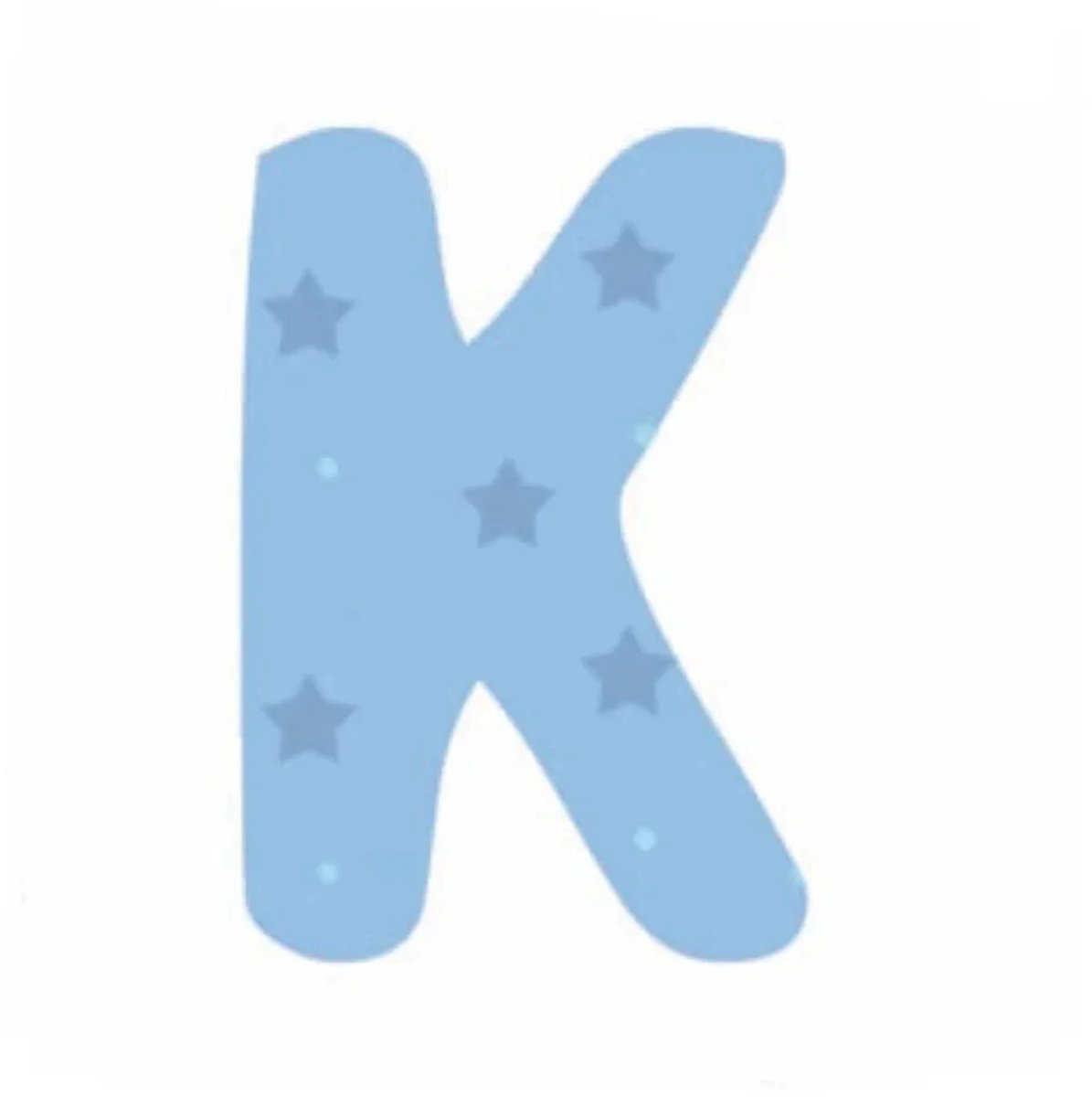 Lilipinso stickers blauwe letter k
